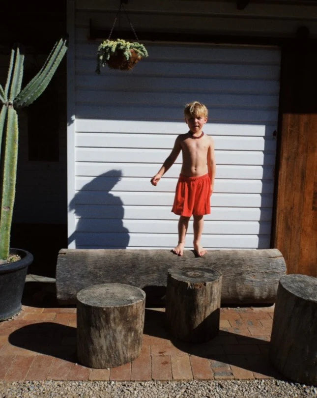 ziggy zaza tiki terry short - crayfish