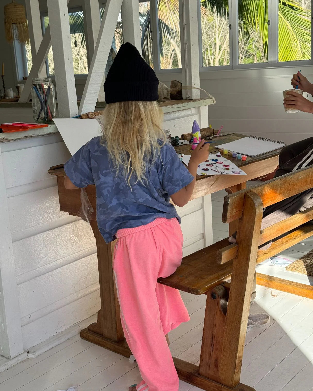 ziggy zaza troop camo tee - blue