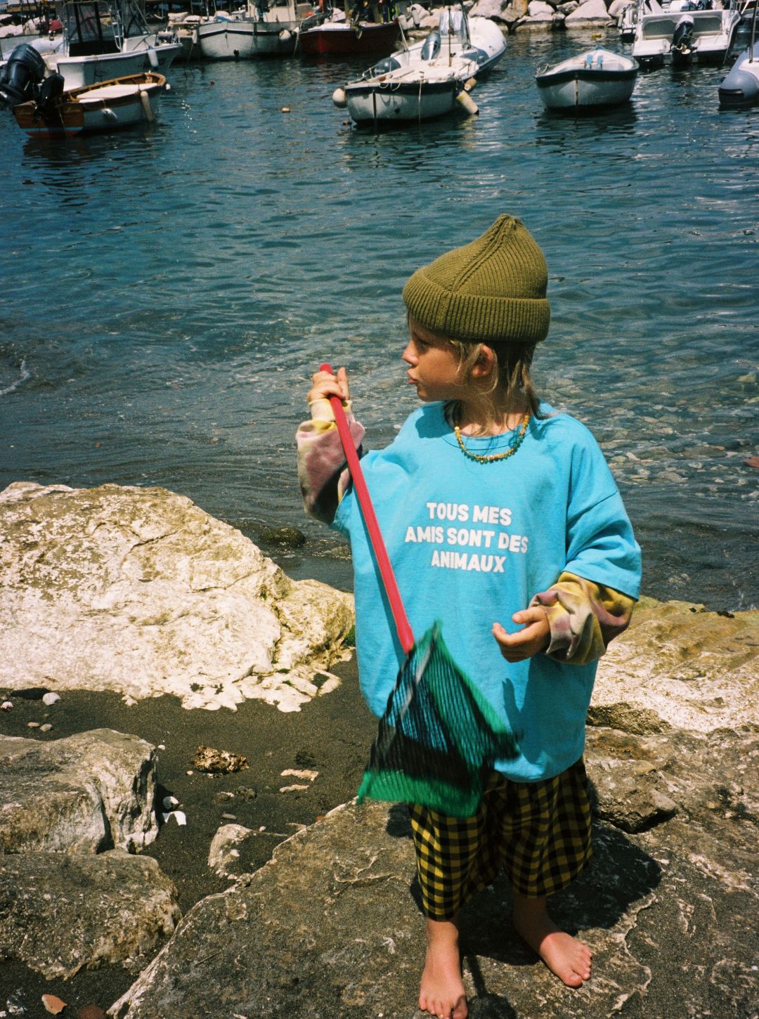 ziggy zaza all my friends are animals tee - aqua