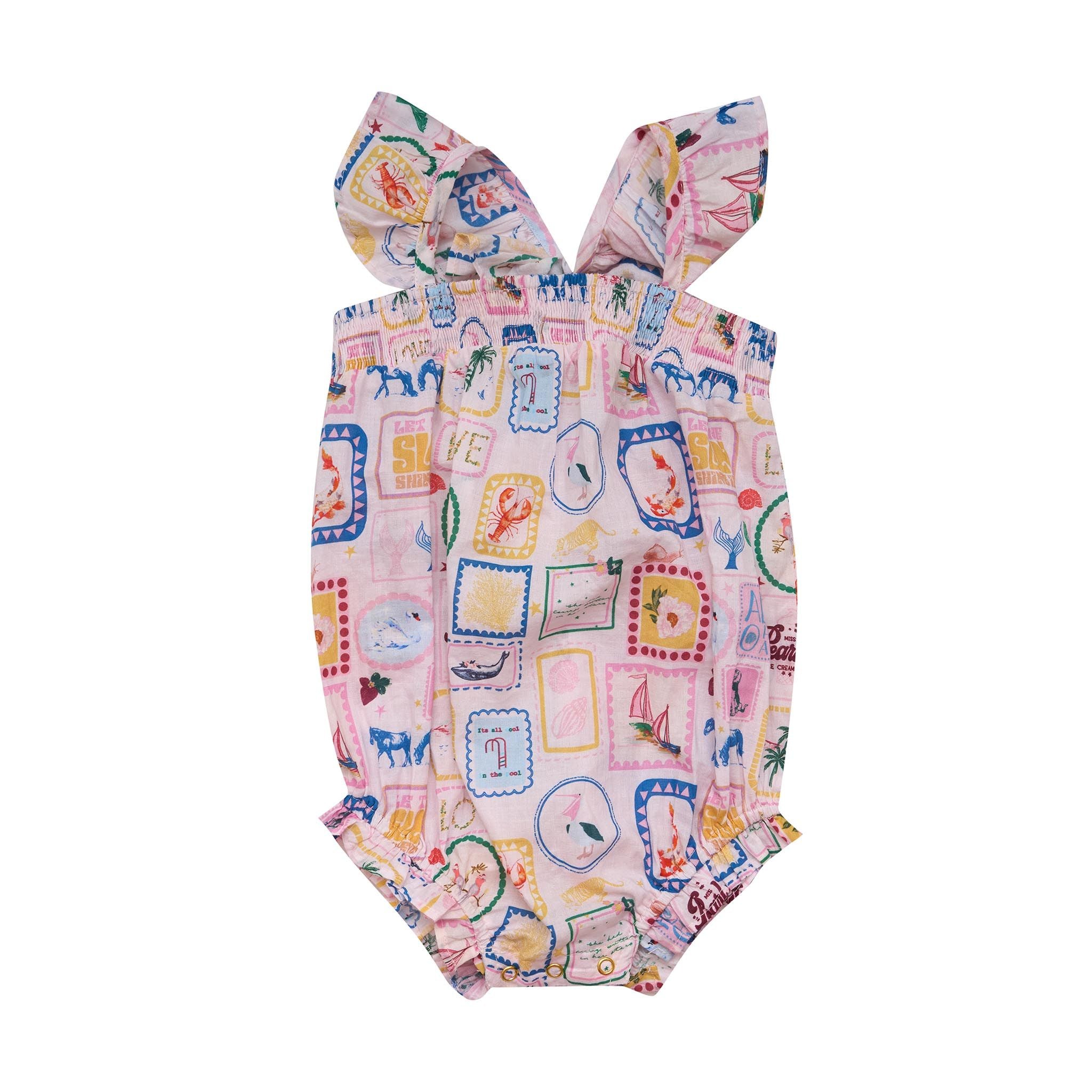 pearson & pearson 'a love letter' pippy romper PRE ORDER