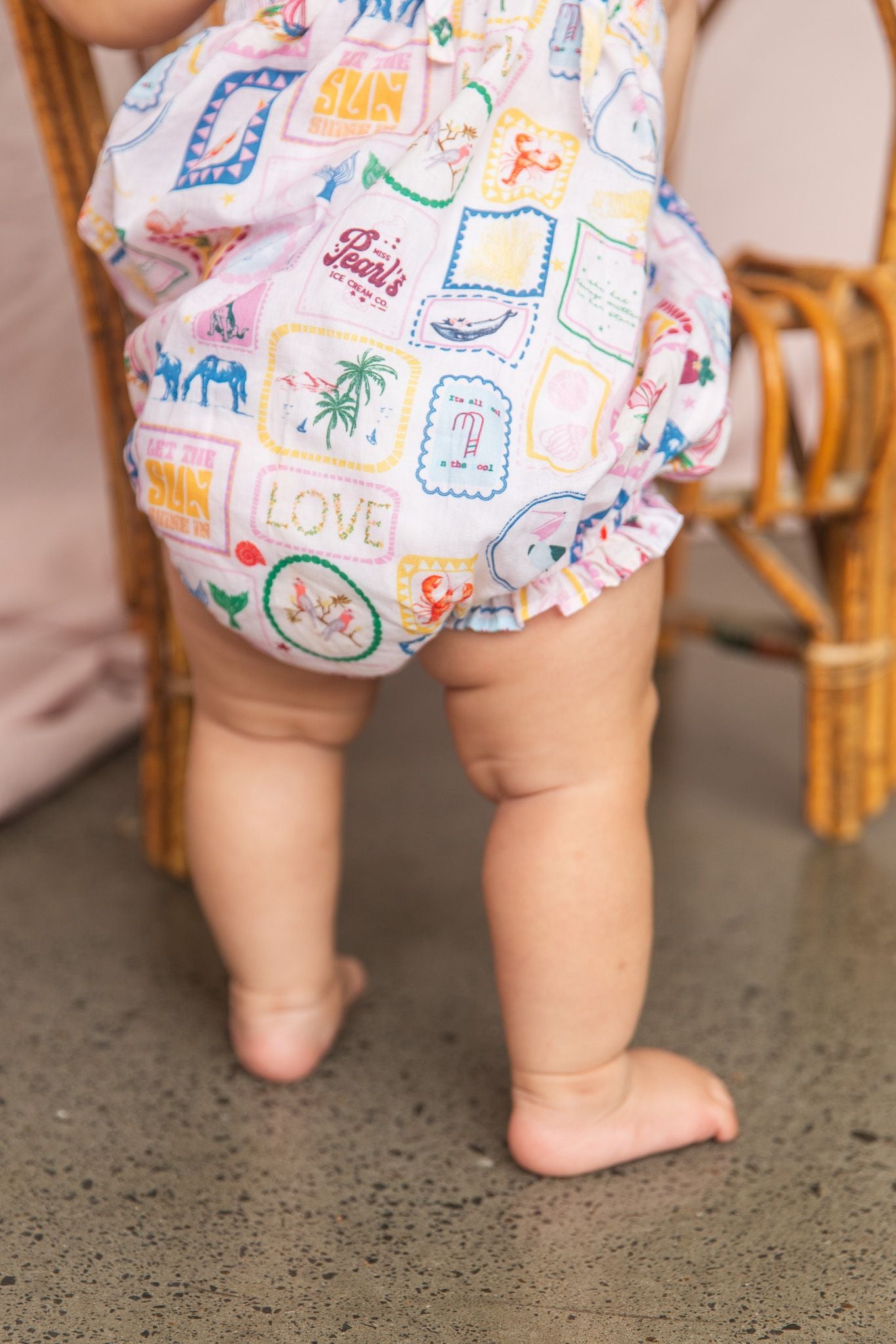 pearson & pearson 'a love letter' pippy romper PRE ORDER