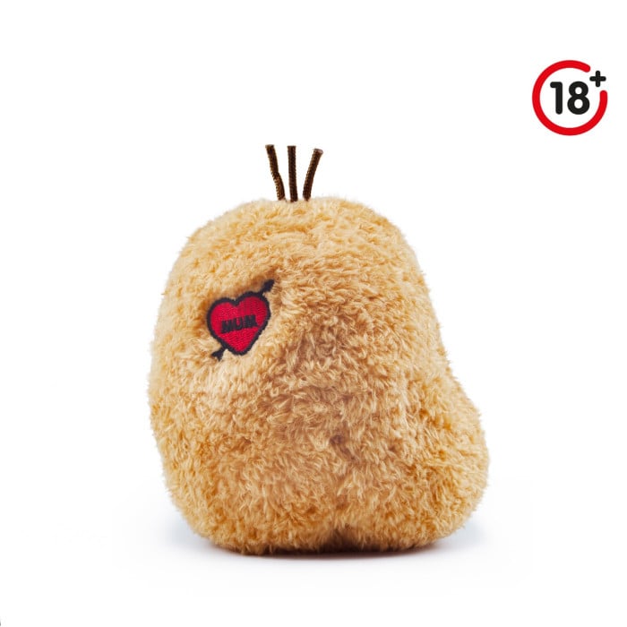 noodoll cuffs ricespud mini sitting plush toy