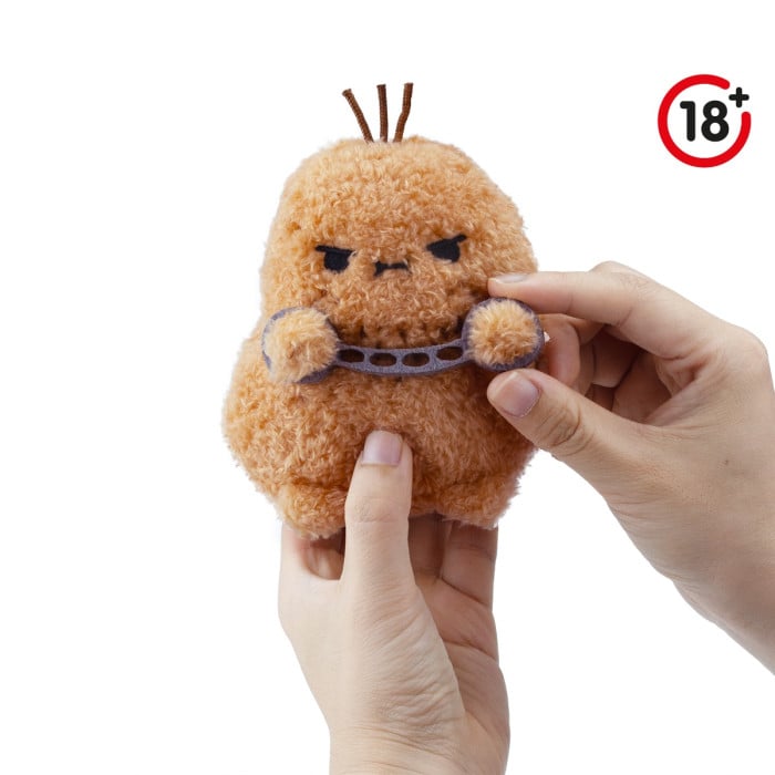 noodoll cuffs ricespud mini sitting plush toy