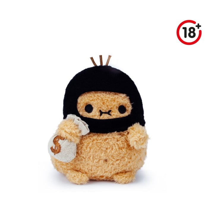 noodoll robber ricespud mini sitting plush toy