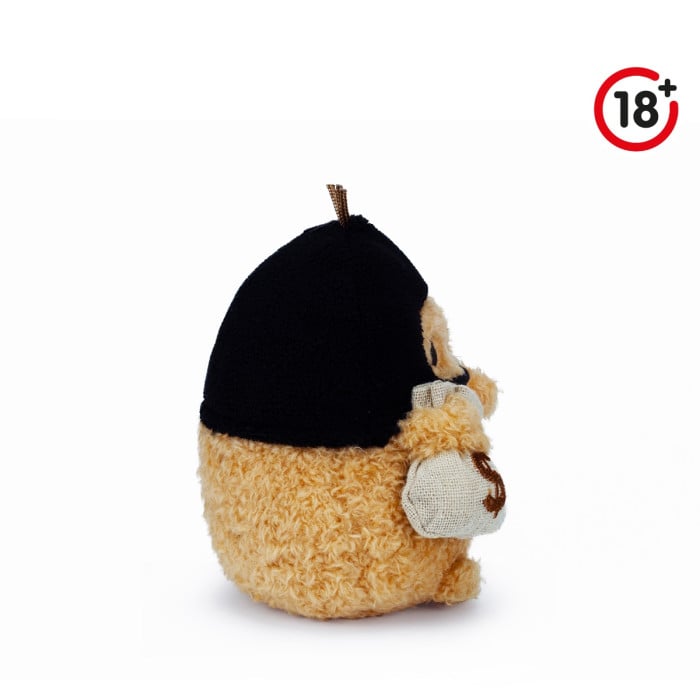 noodoll robber ricespud mini sitting plush toy