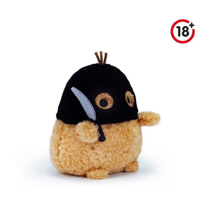 noodoll lil' crook ricespud mini sitting plush toy