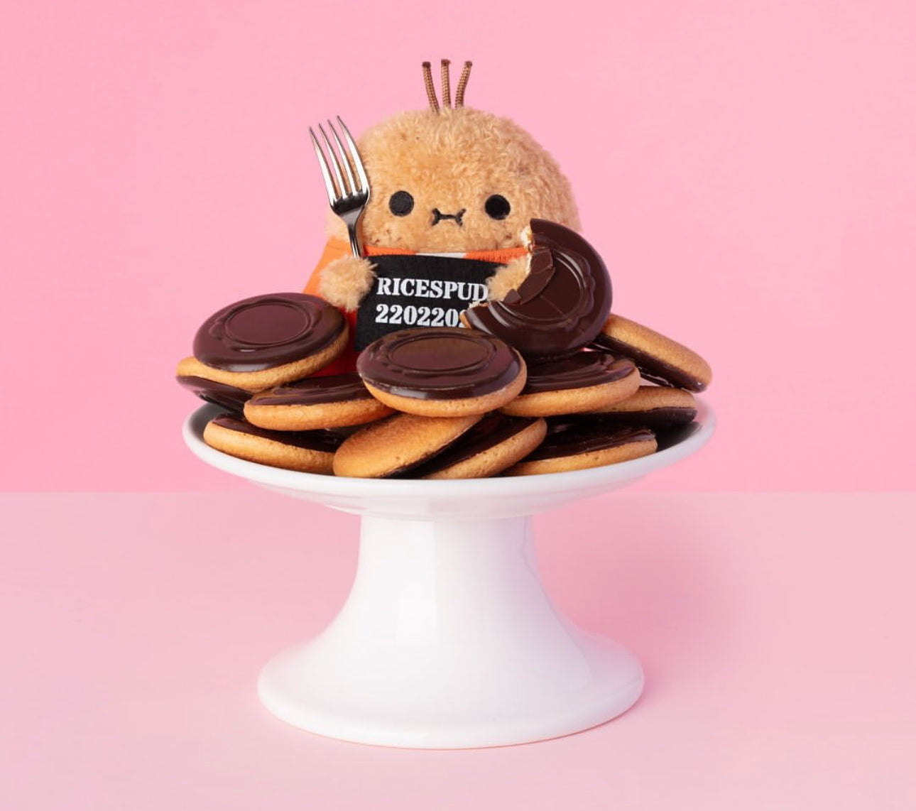 noodoll inmate ricespud mini sitting plush toy