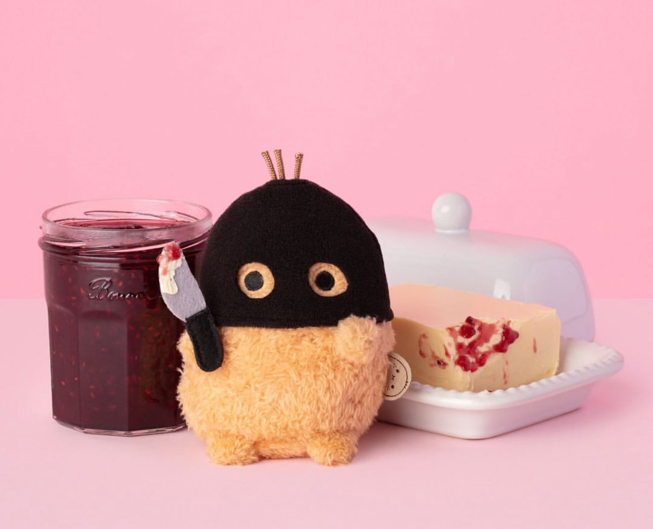 noodoll lil' crook ricespud mini sitting plush toy