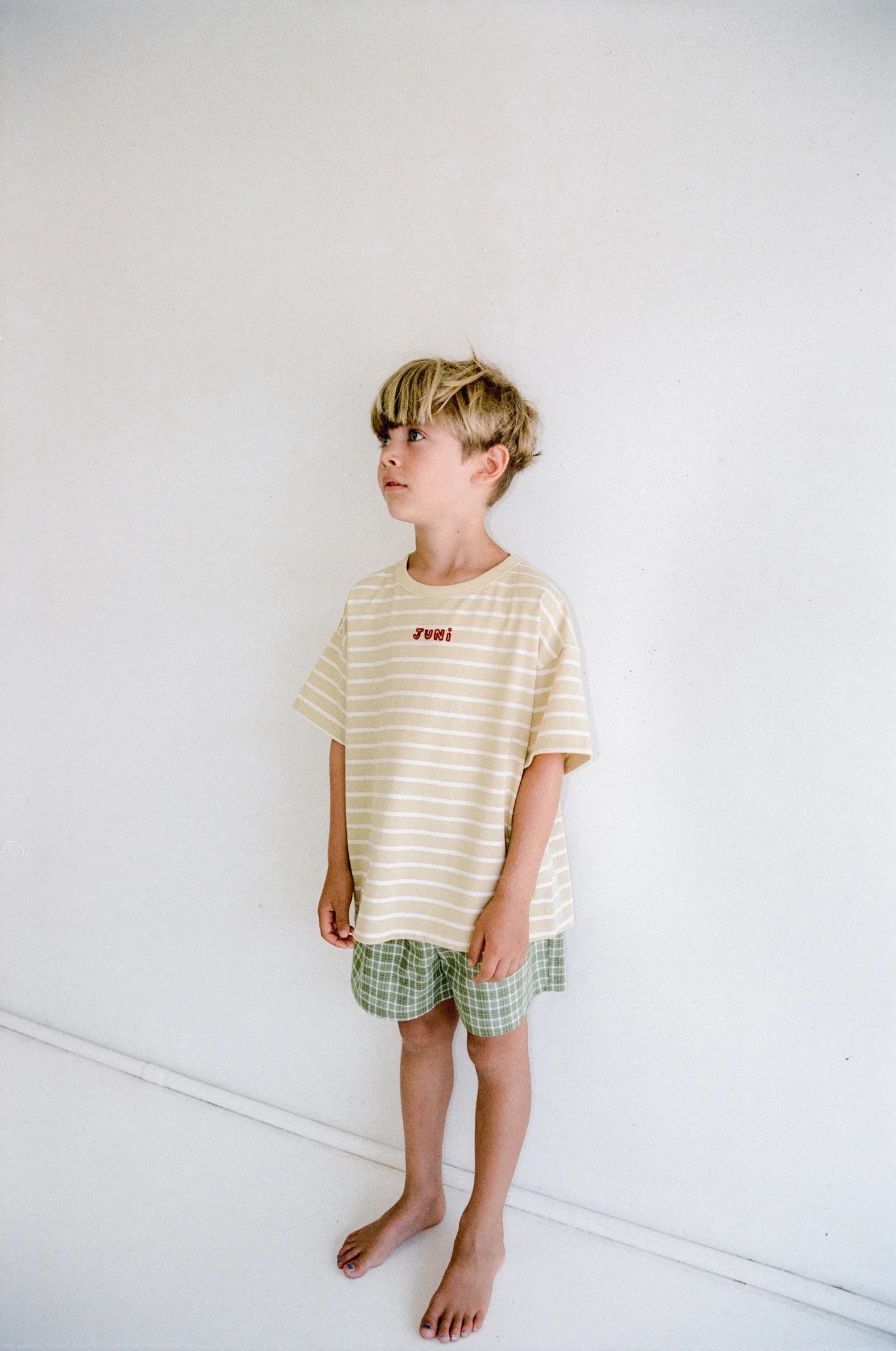 juni jnr zion tee - butter stripe