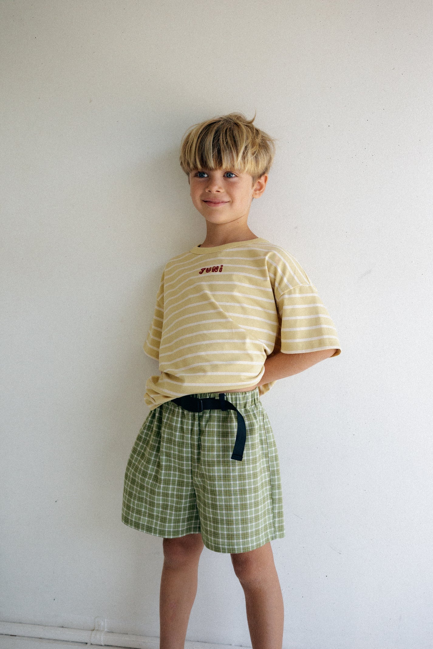 juni jnr zion tee - butter stripe