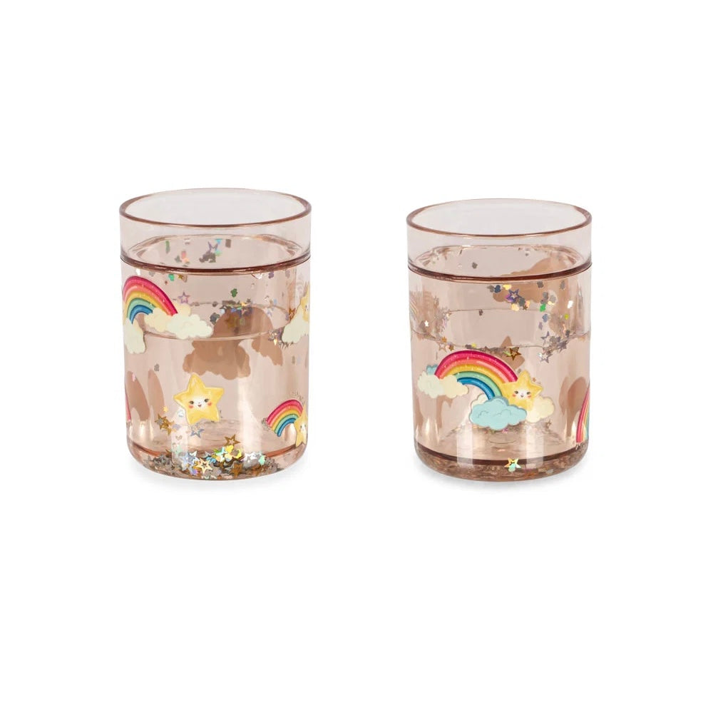 konges slojd 2 pack glitter cups - rainbow (pre order)