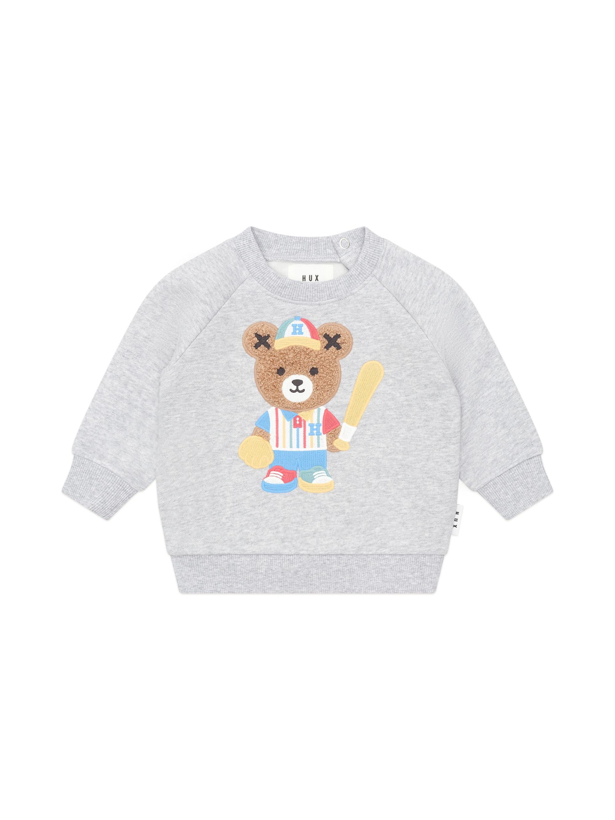 huxbaby baseball hux sweatshirt