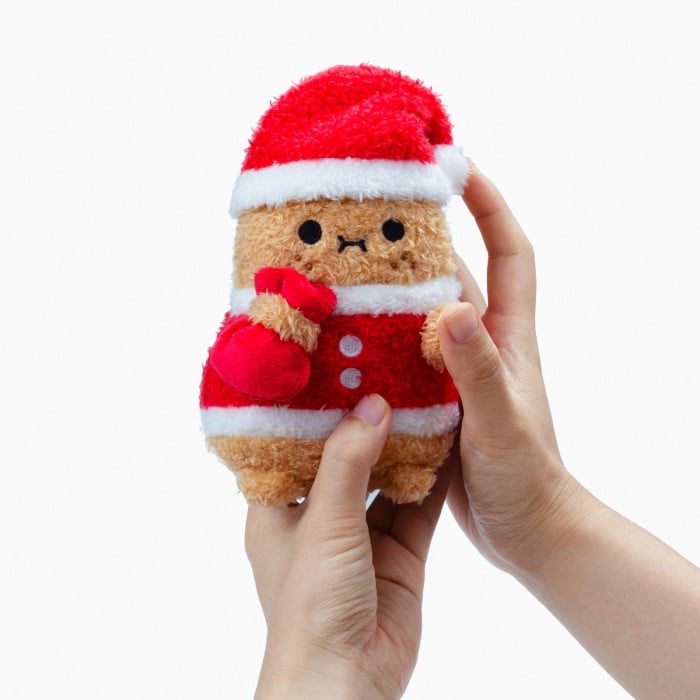 noodoll santa ricespud mini sitting plush toy