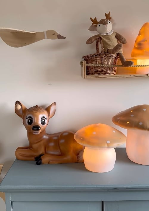heico by egmont lying fawn lamp
