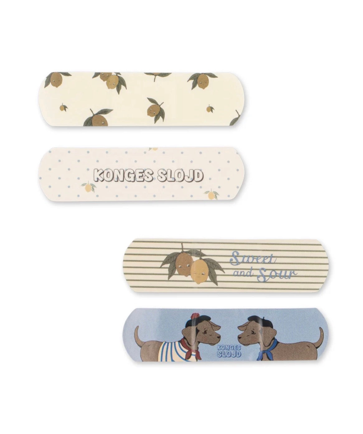 konges slojd kiss and comfort bandages - lemon (pre order)