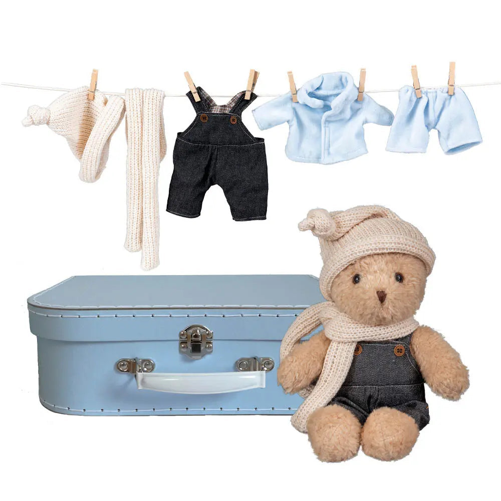 egmont toys morris with clothes in suitcase