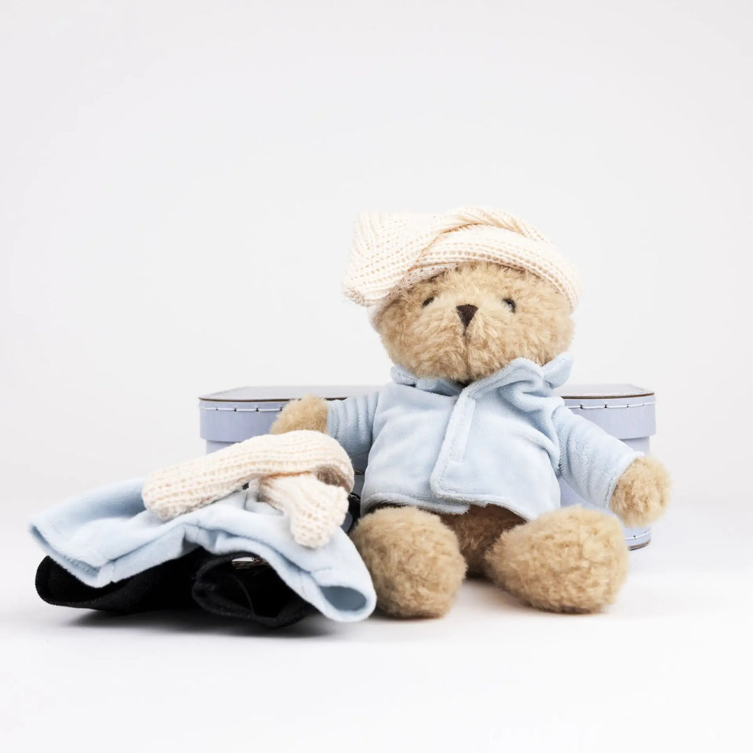 egmont toys morris with clothes in suitcase