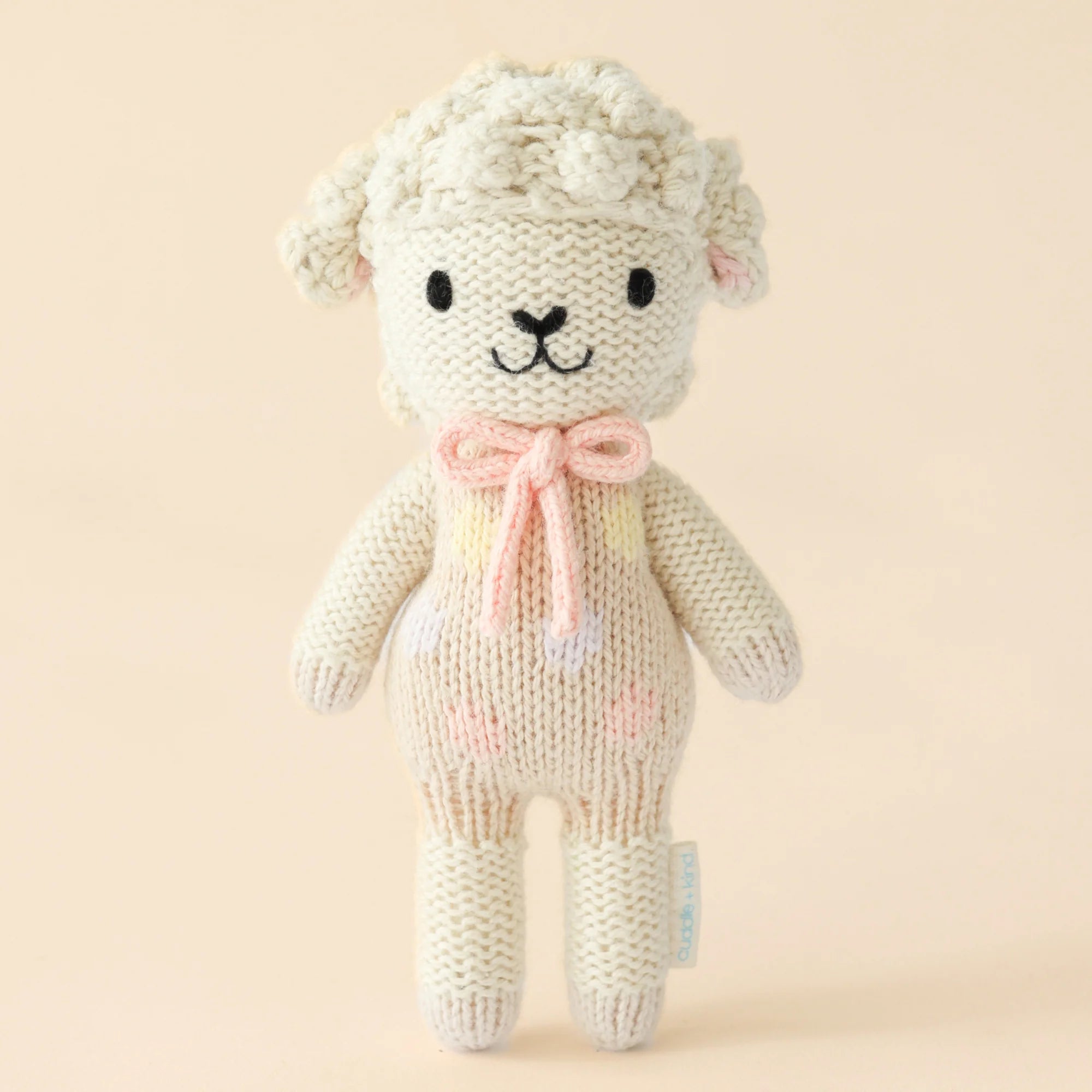 cuddle + kind tiny lucy the lamb - pastel