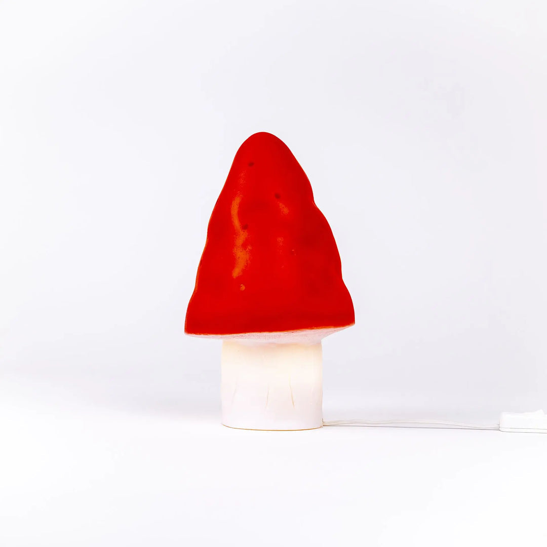 heico by egmont small mushroom lamp - red