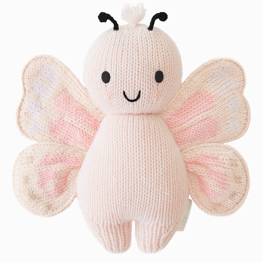 cuddle + kind baby butterfly - petal pink