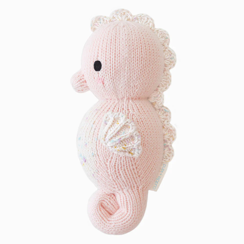 cuddle + kind baby seahorse - powder pink