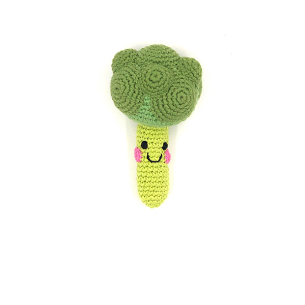 pebble child friendly broccoli rattle