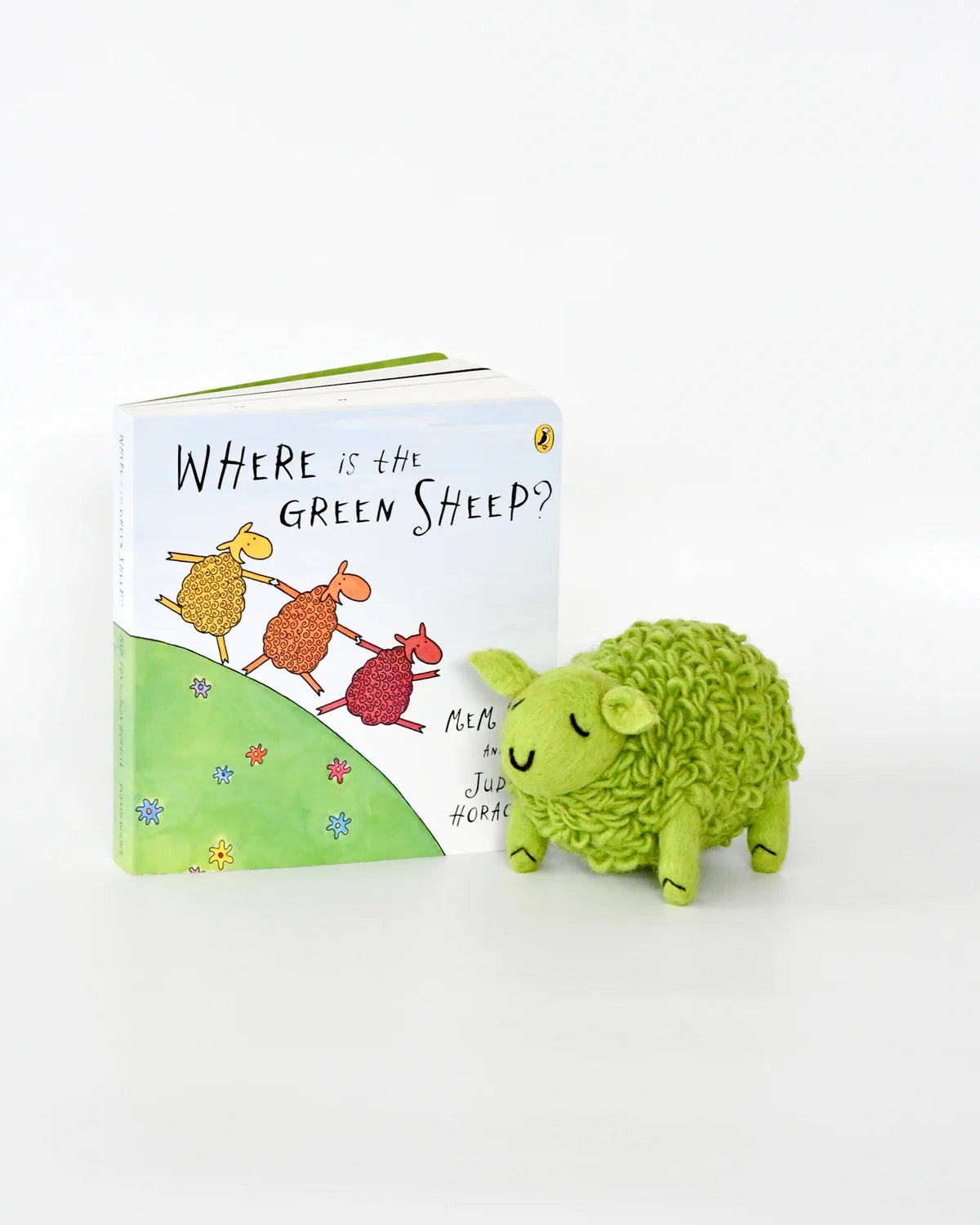 tara treasures where is the green sheep? large green sheep toy & book set (pre order)