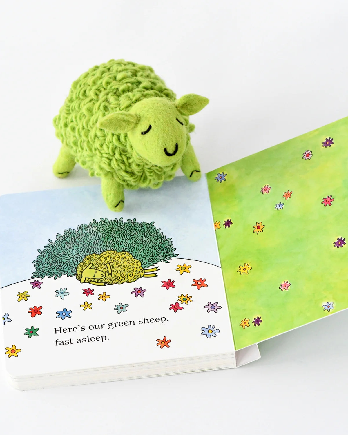 tara treasures where is the green sheep? large green sheep toy & book set (pre order)