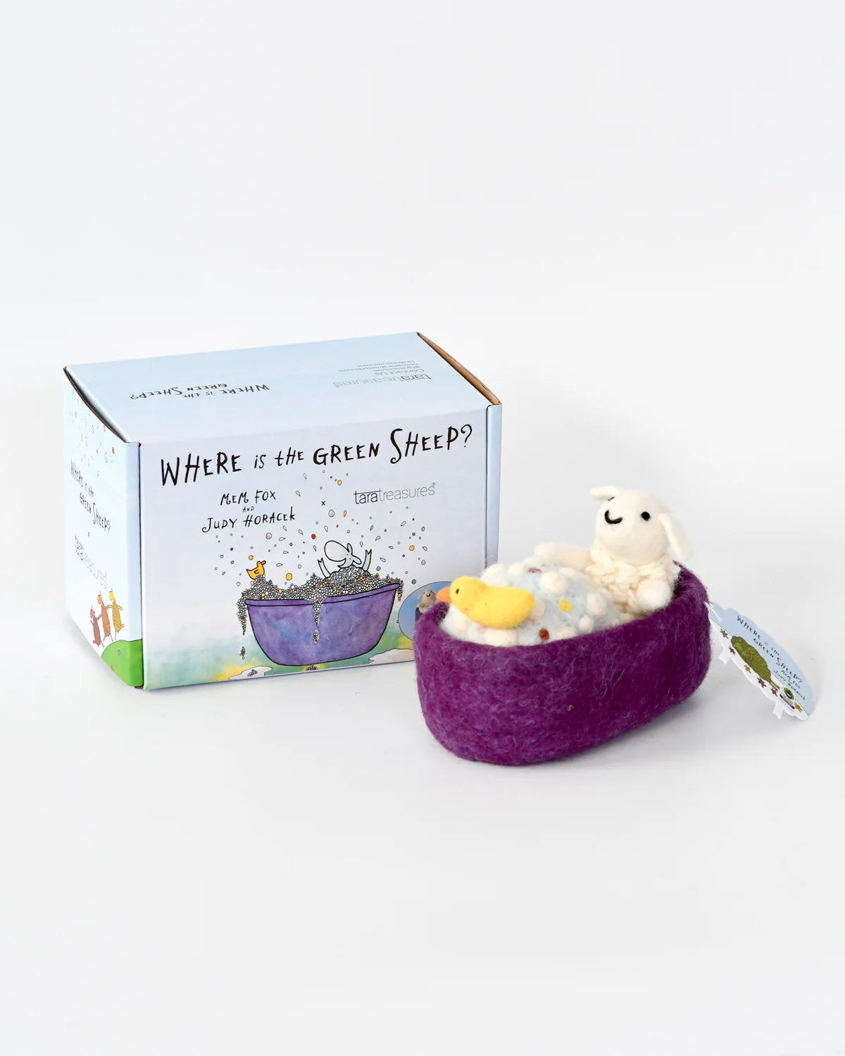 tara treasures where is the green sheep? bath sheep play set (pre order)