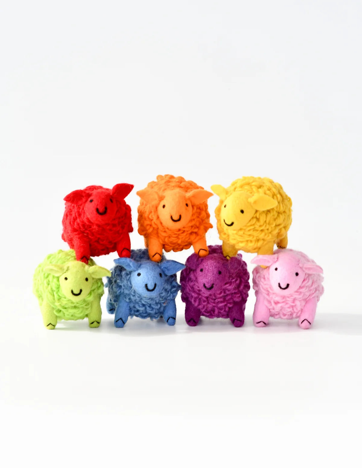 tara treasures where is the green sheep? 7 colourful sheep play set (pre order)