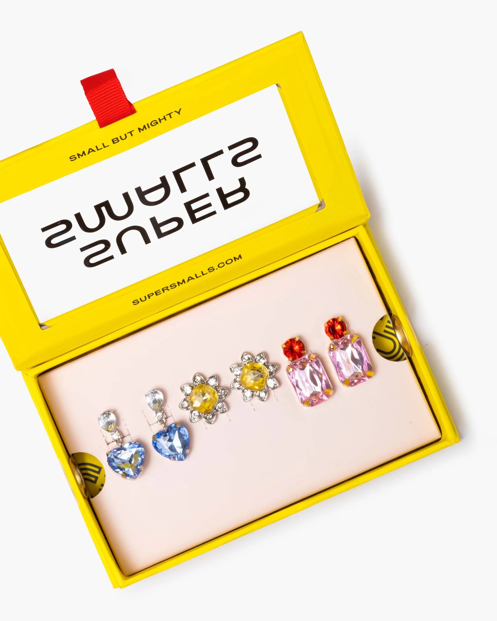 super smalls dinner and a movie clip on earring set