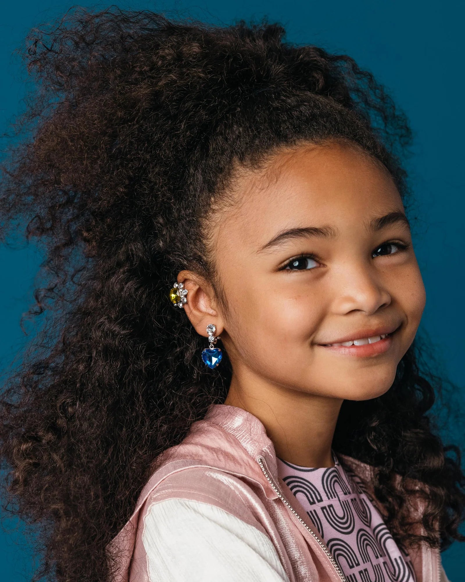 super smalls dinner and a movie clip on earring set