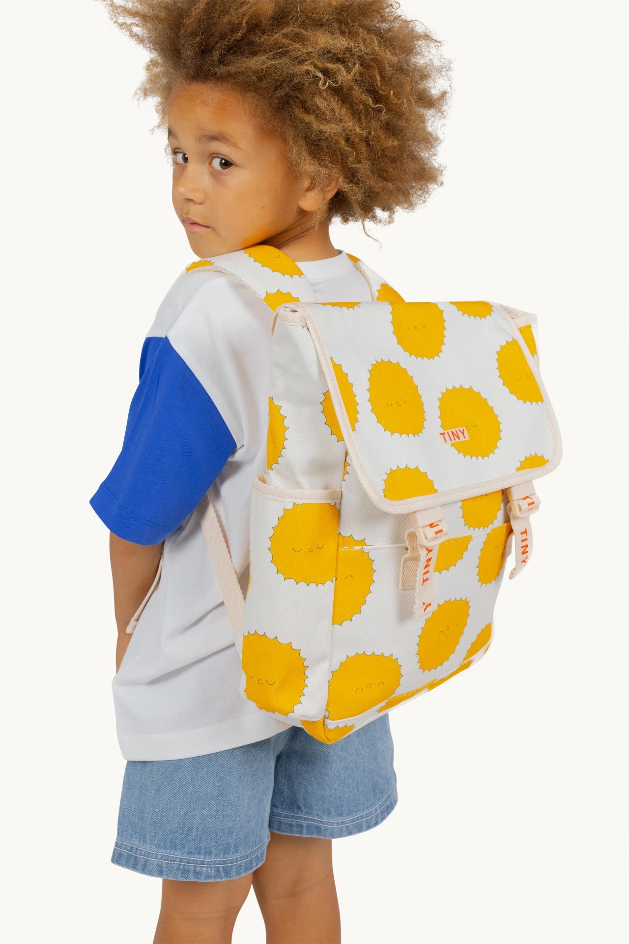 tiny cottons sun backpack - offwhite