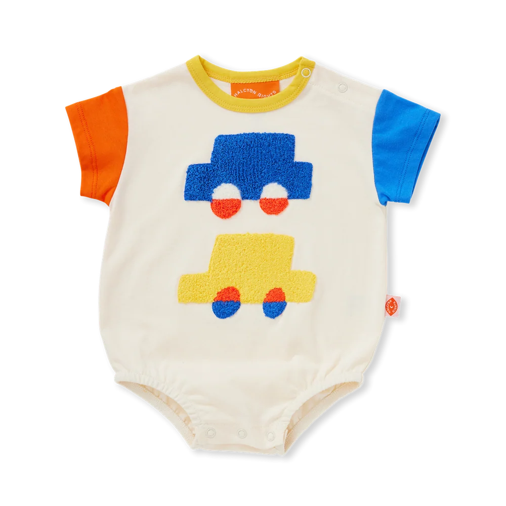 halcyon nights ss cotton bodysuit - beep beep
