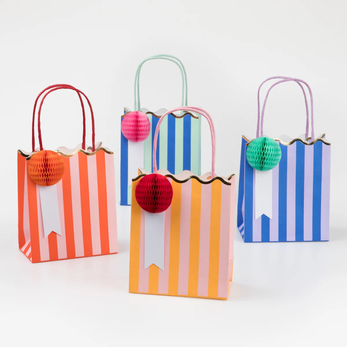 meri meri stripe party bags