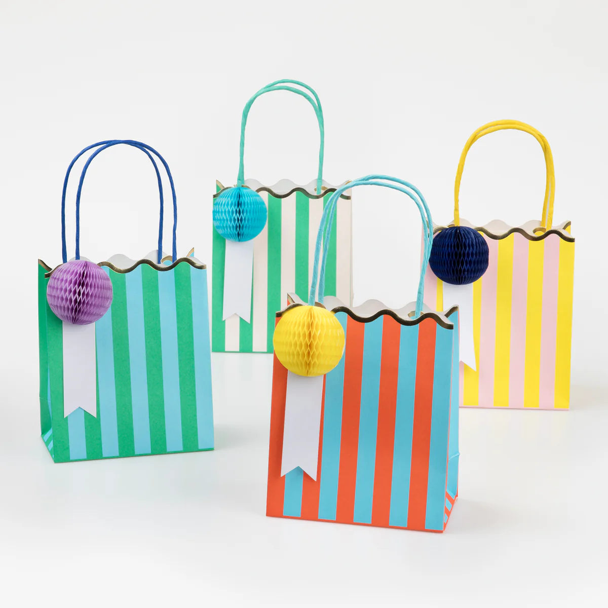 meri meri stripe party bags