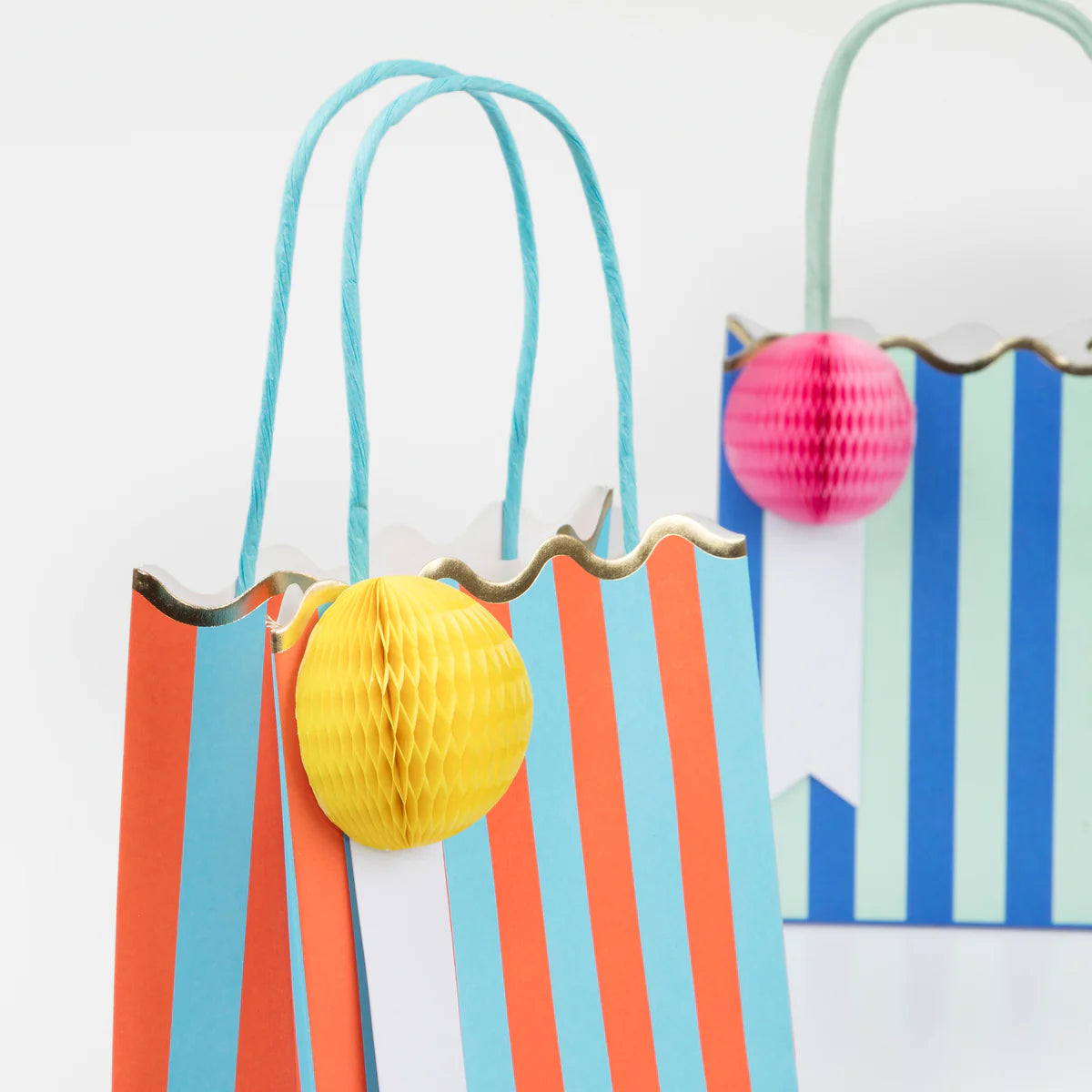 meri meri stripe party bags