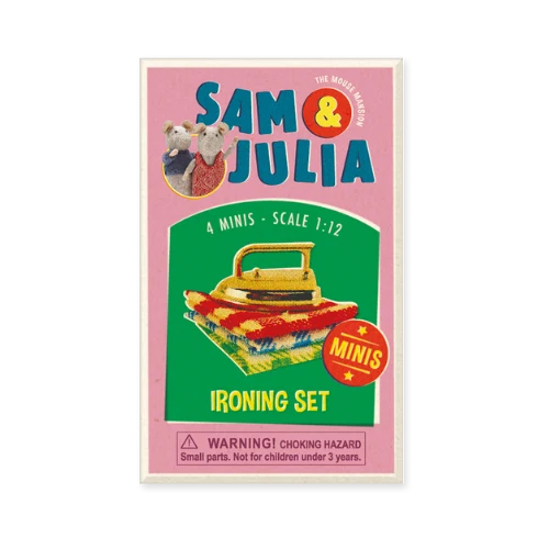 sam & julia minis - ironing set (4 pcs)
