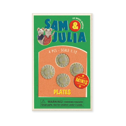 sam & julia minis - plates (4 pcs)