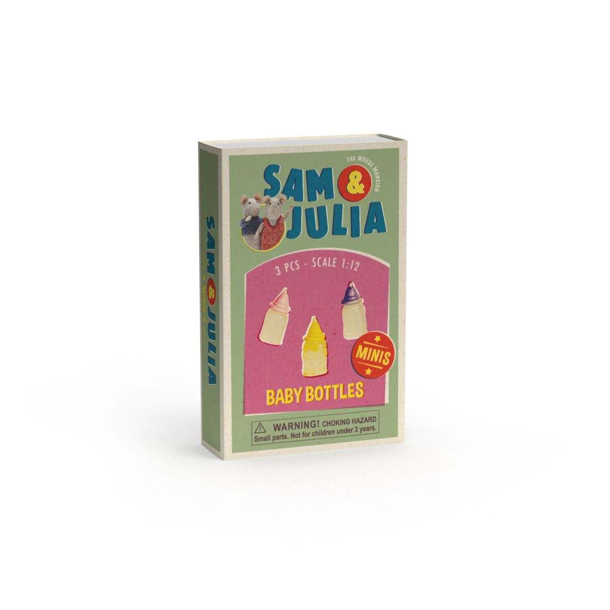 sam & julia minis - baby bottles set (3 pcs)