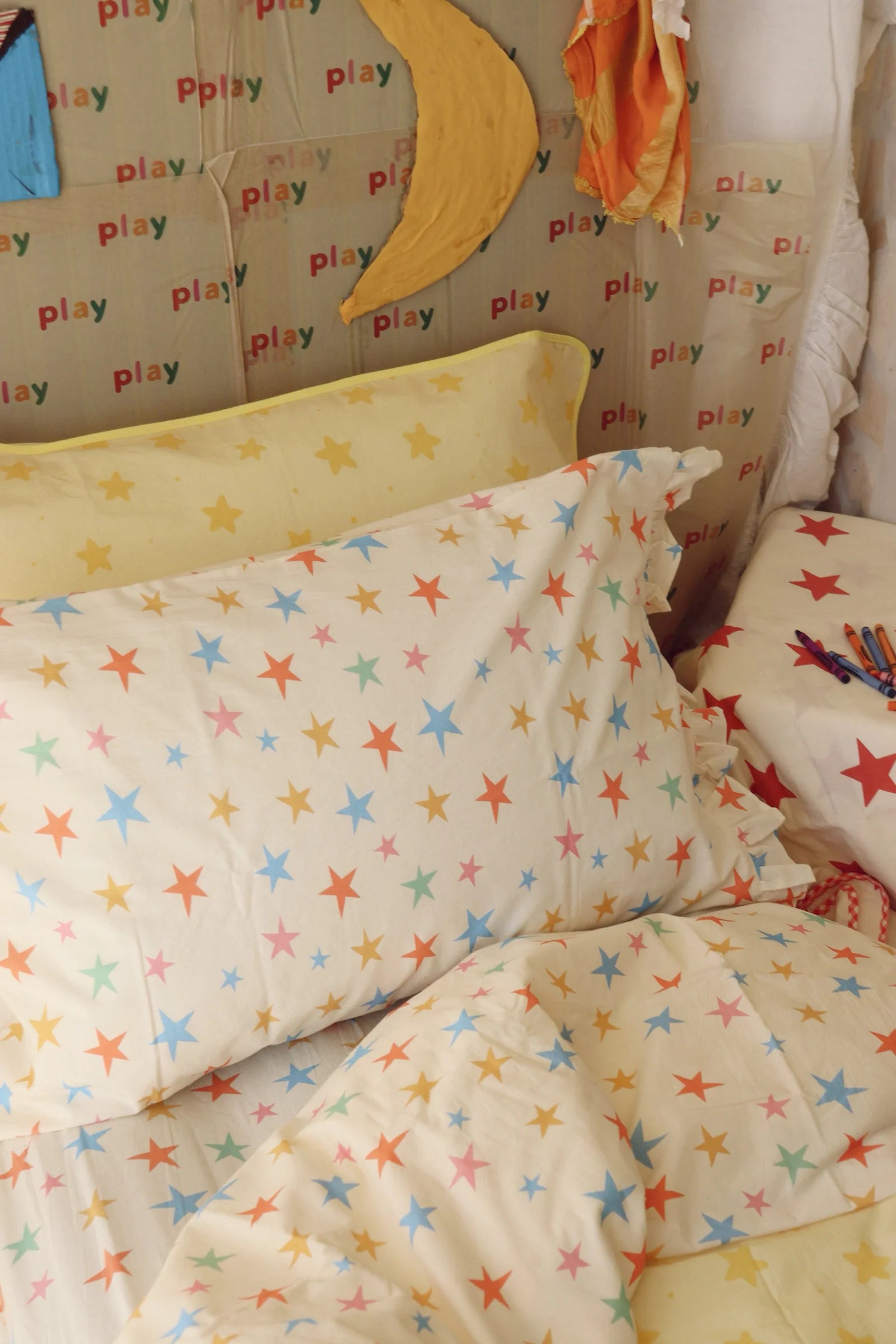 play linen everyday star pillowcase separates