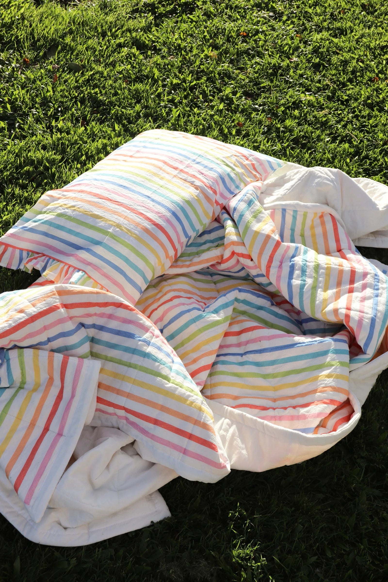 play linen playground stripe pillowcase separates