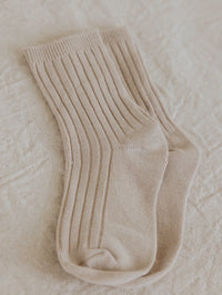 valencia cotton socks - oat