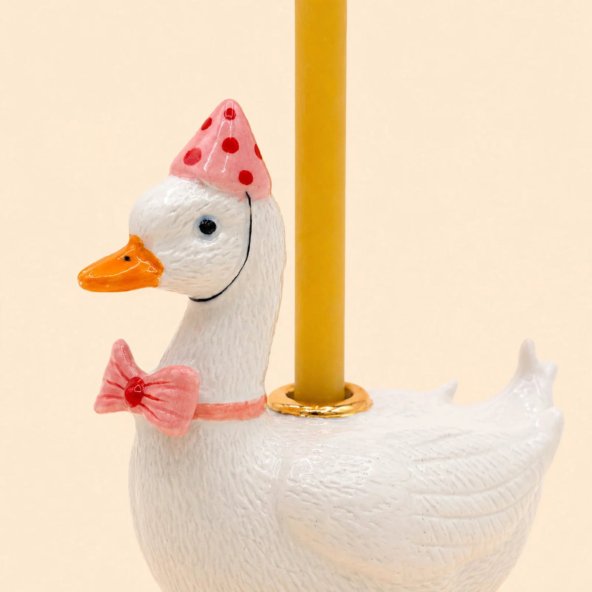 camp hollow pink goose cake topper / candle holder (pre order)