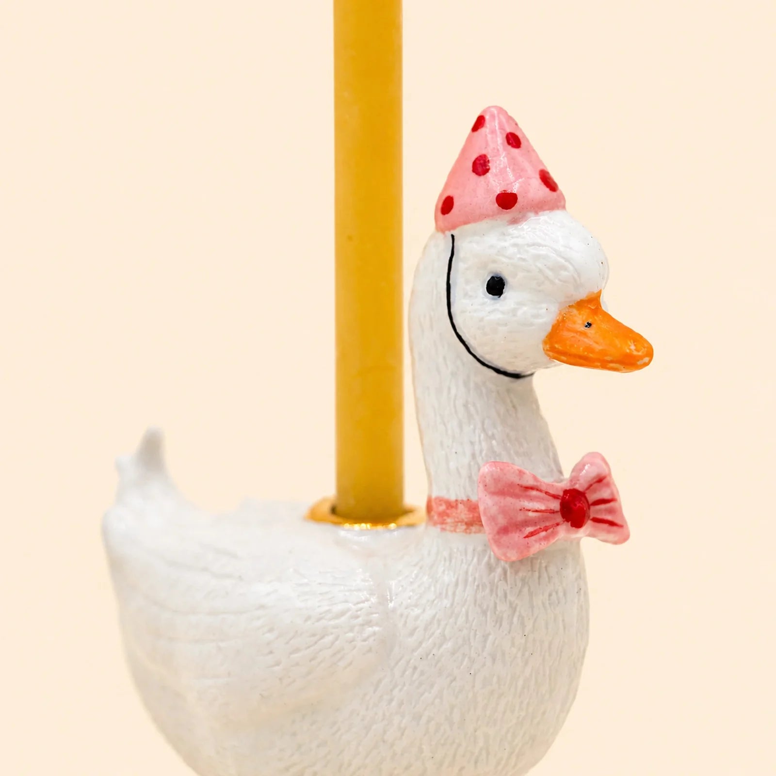 camp hollow pink goose cake topper / candle holder (pre order)