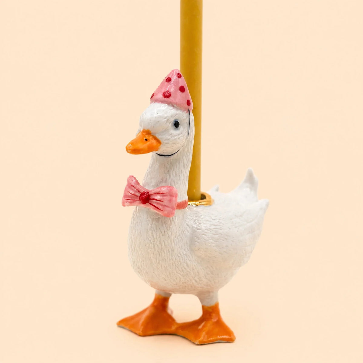 camp hollow pink goose cake topper / candle holder (pre order)
