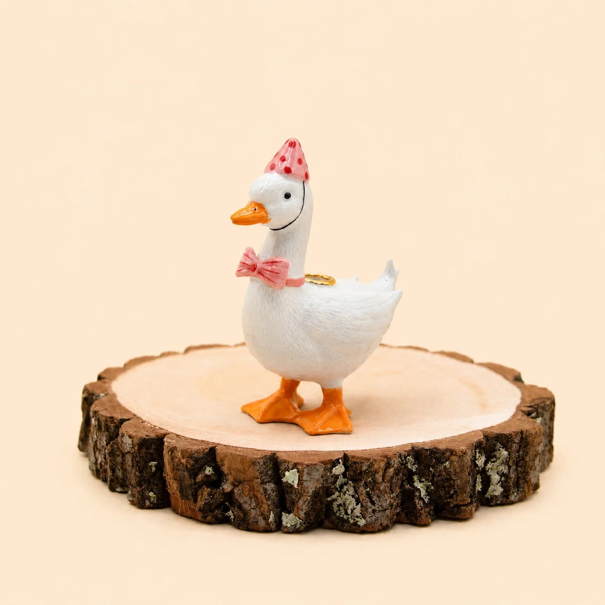 camp hollow pink goose cake topper / candle holder (pre order)