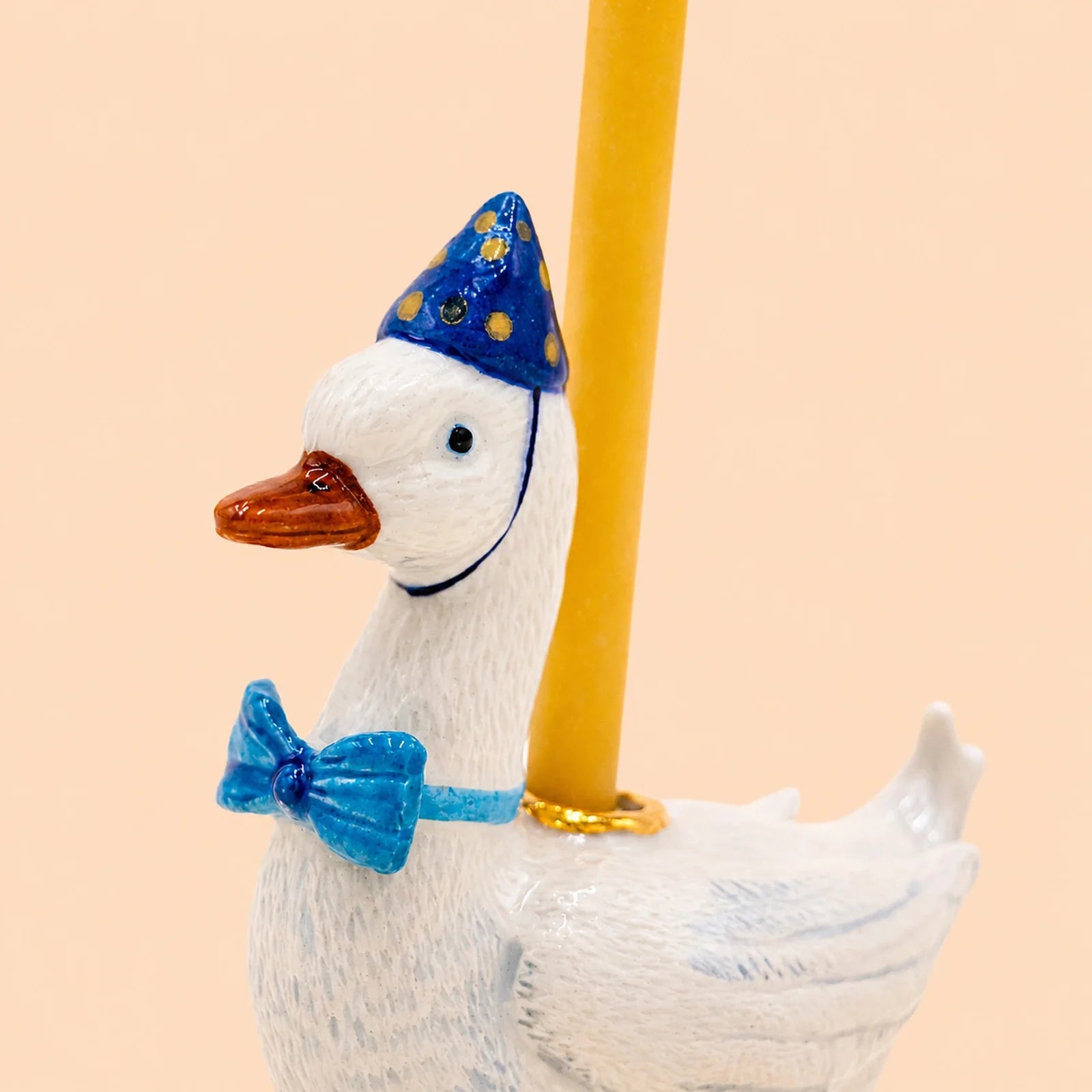 camp hollow blue goose cake topper / candle holder (pre order)