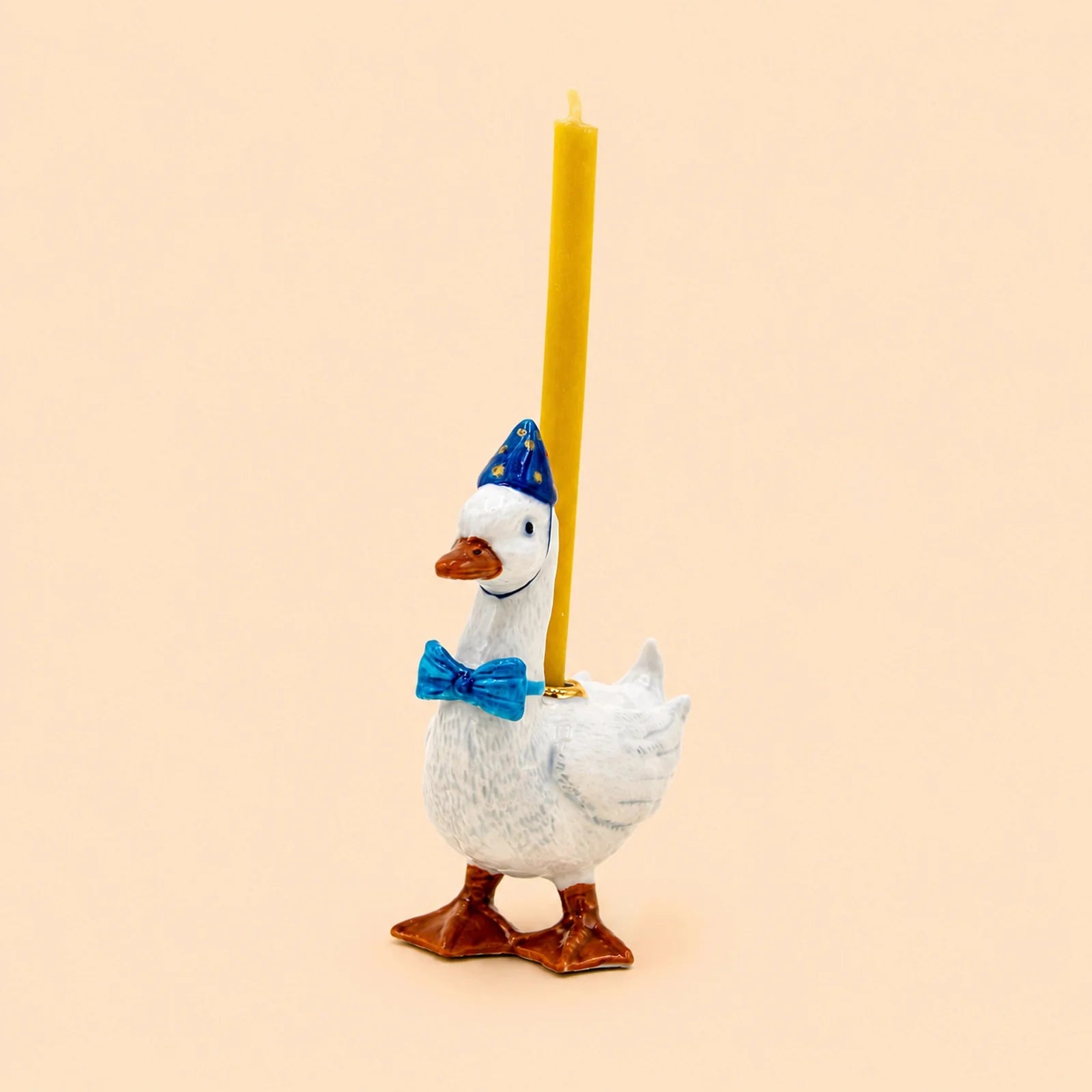 camp hollow blue goose cake topper / candle holder (pre order)