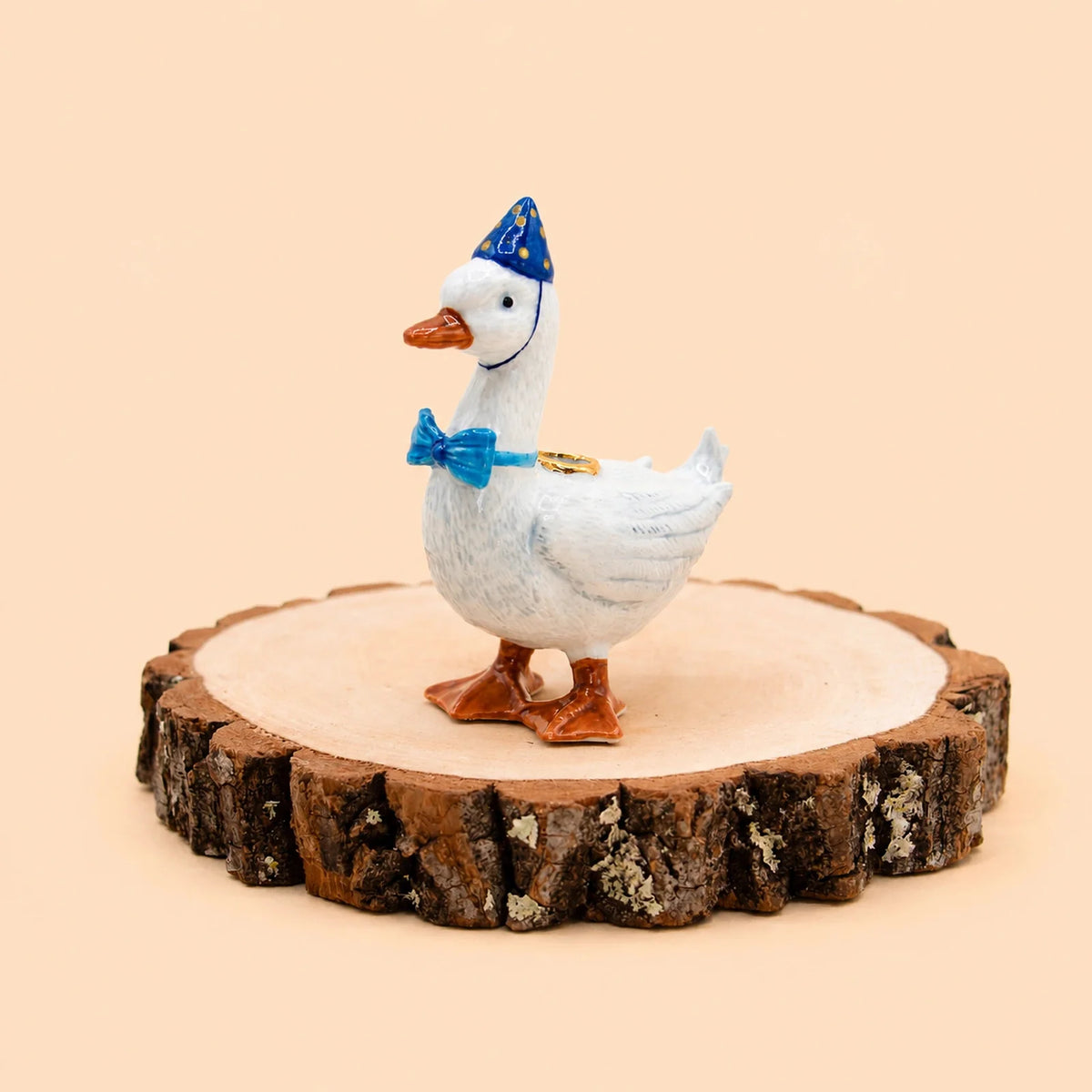 camp hollow blue goose cake topper / candle holder (pre order)